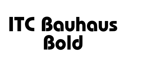 ITC Bauhaus Bold