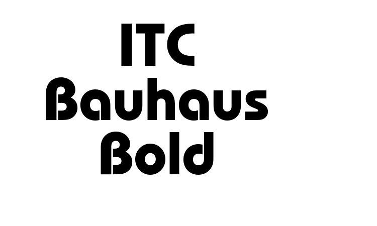 ITC Bauhaus Bold Font
