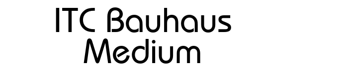 ITC Bauhaus Medium font download