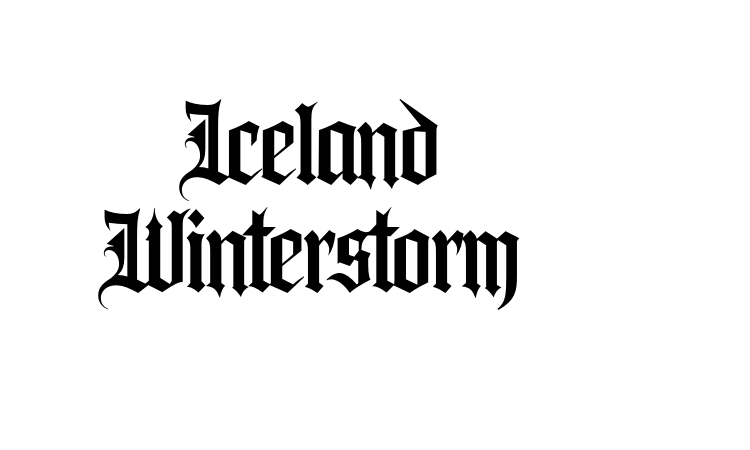 Iceland Winterstorm Font