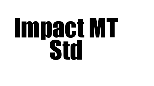 Download Impact MT Std font