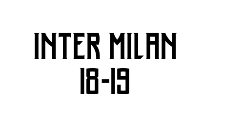 Inter Milan 18-19 font