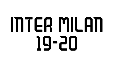 Inter Milan 19-20 font
