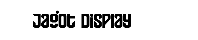 Jagot Display font download