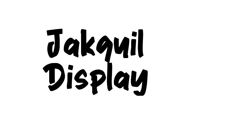 Jakquil Display font
