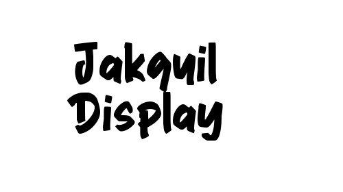 Jakquil Display font download