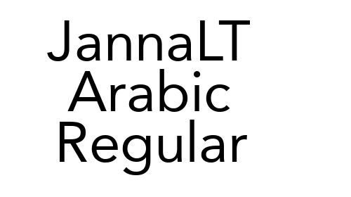 Download JannaLT Arabic Regular font