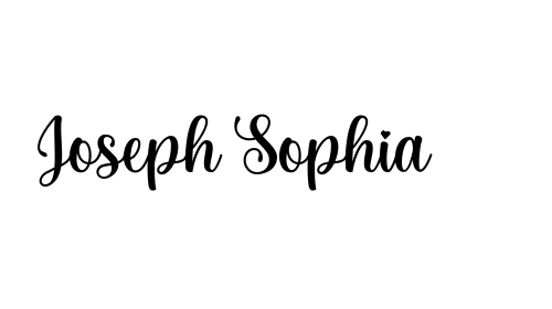 Joseph Sophia font