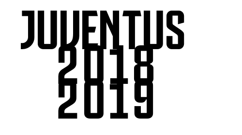 Juventus 2018 2019 font