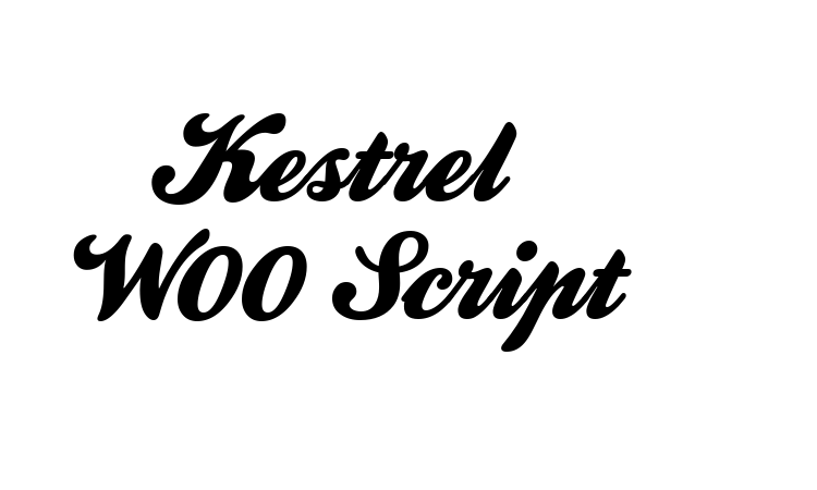Kestrel W00 Script Font