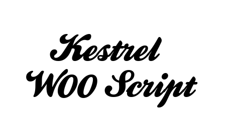 Kestrel W00 Script font download