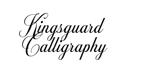 Kingsguard Calligraphy