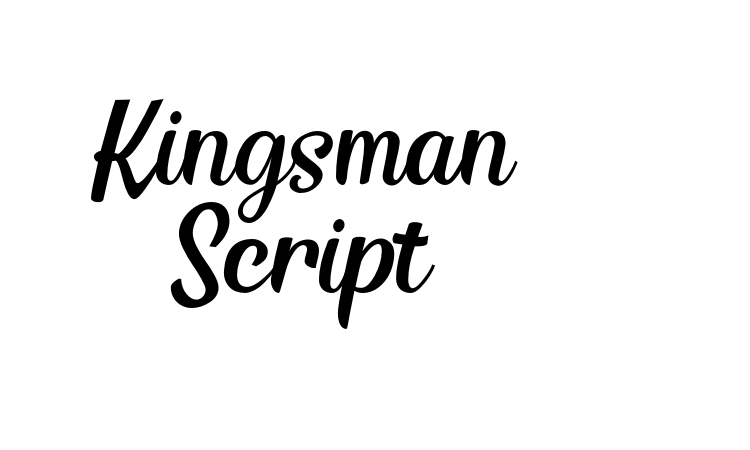 Kingsman Script font
