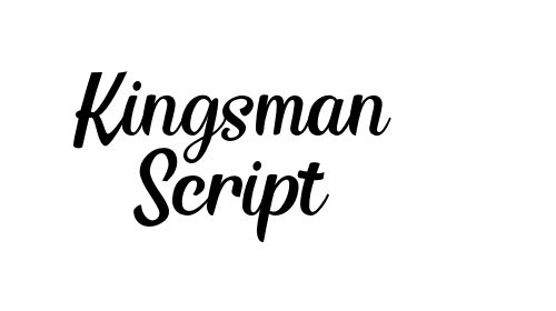 Kingsman Script font