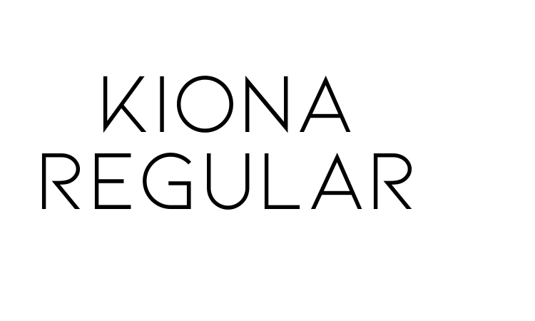Kiona Regular Font