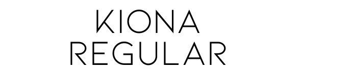 Kiona Regular font download