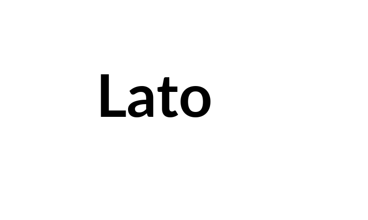 Lato font