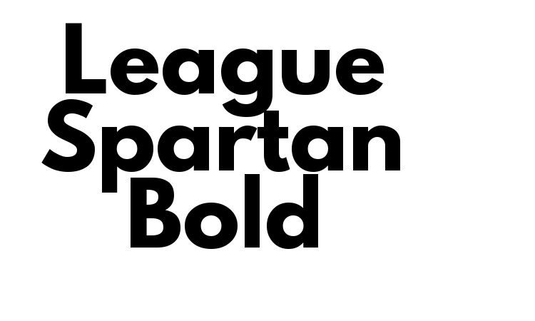 League Spartan Bold Font