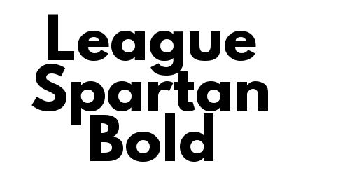 League Spartan Bold font download