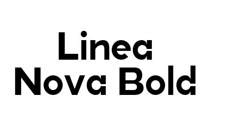 Linea Nova Bold Font