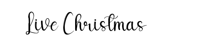 Live Christmas font download