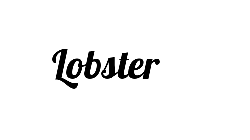 Lobster font