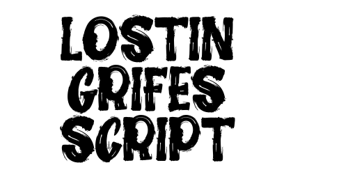 Lostin Grifes script font