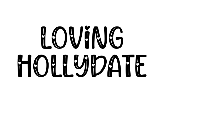 Loving Hollydate Font