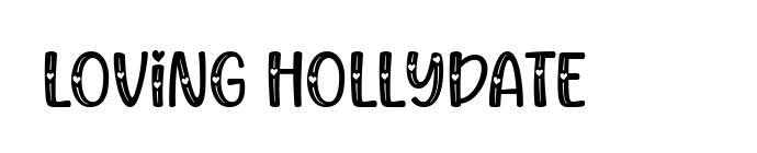 Loving Hollydate font download