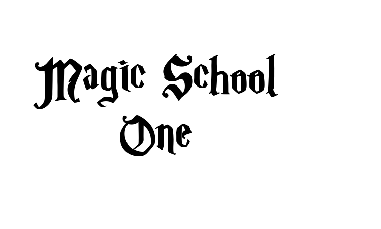 Magic School One Font