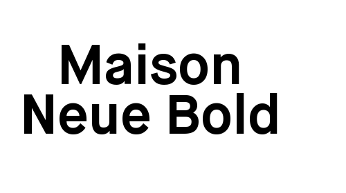 Maison Neue Bold font download