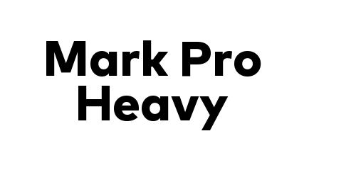 Mark Pro Heavy font download