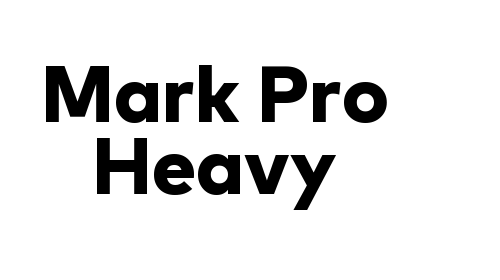 Mark Pro Heavy font download