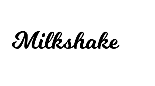 Download Milkshake font