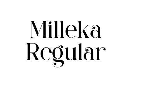Milleka Regular font