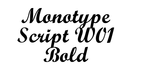 Monotype Script W01 Bold