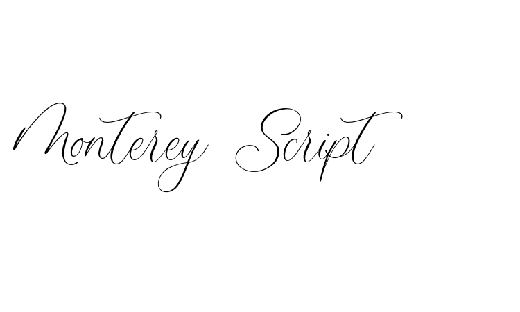 Monterey Script Font