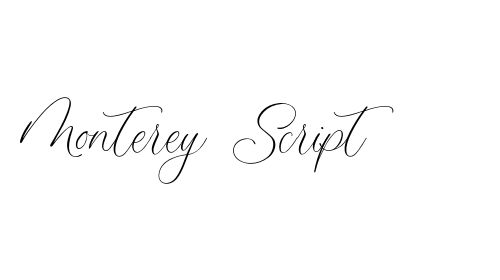 Monterey Script font download
