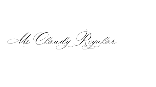 Ms Claudy Regular font