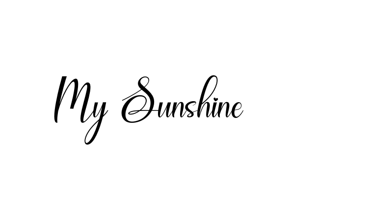 My Sunshine Font