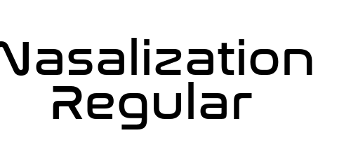 Nasalization Regular