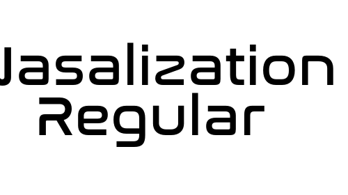 Nasalization Regular font