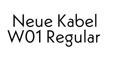 Neue Kabel W01 Regular