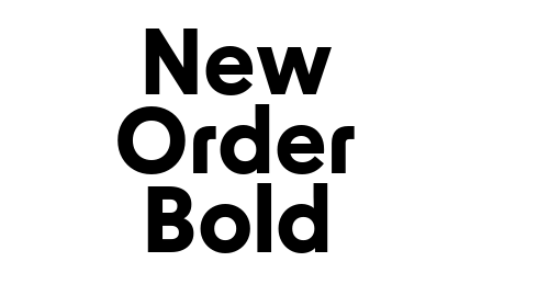 Download New Order Bold font