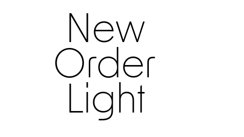 Download New Order Light font