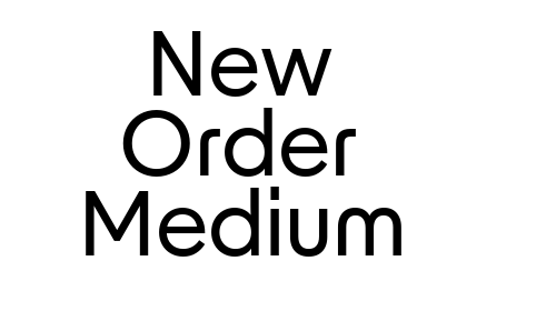 Download New Order Medium font