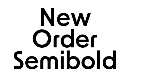 Download New Order Semibold font