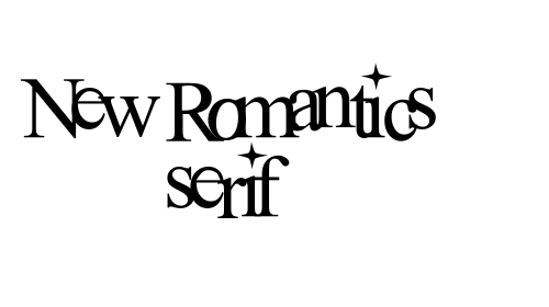 New Romantics serif font download