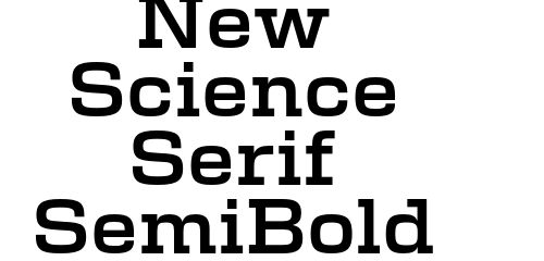 New Science Serif SemiBold