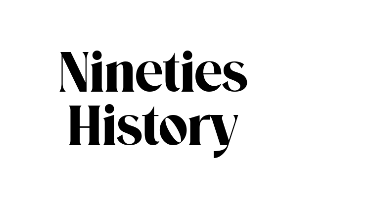 Nineties History font